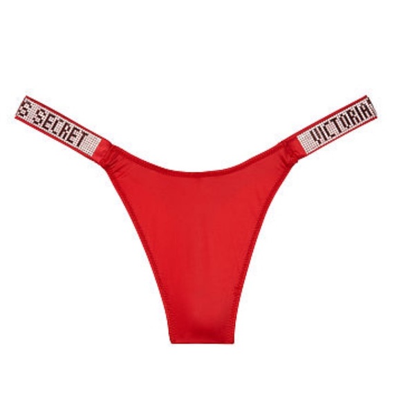 NWT❤️ VS Rhinestone Shine Thong - Picture 6 of 11